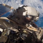 During construction and maintenance on the International Space Station, Expedition 16 commander Peggy A. Whitson took part in the project's 100th spacewalk. Whitson's work on the space station was more historic than just hitting a big round number above the big blue Earth, however. She was the first female commander of the International Space Station.
Image Credit: NASA