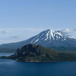 The Ring of Fire is a U-shaped trail of volcanoes and other seismic hotspots that traces the edge of the Pacific Ocean. Most of the volcanoes within the Ring of Fire pop up along the fault lines between the massive tectonic plates that carry the continents and sea floors on their backs.
Image Credit: R.J. Wilk/USFWS